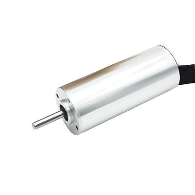 Compacte slotloze borstelloze motor 28mm 48v 46W 13786rpm IJzerloze DC-motor