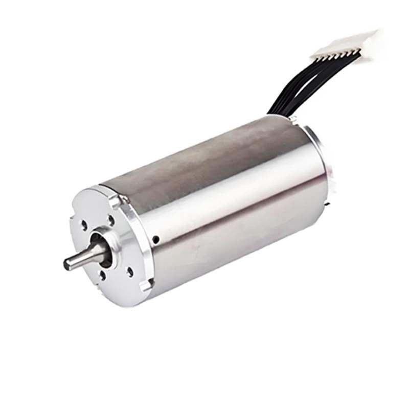 Minimaal onderhoud Slotless Brushless Motor 28mm Coreless Brushless Motor 48v 46W 13786rpm